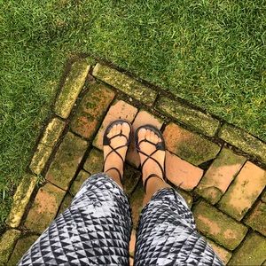 Softskins Genuine Leather Lace up Sandals